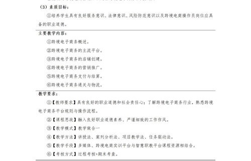 宣传电子商务专业的方案